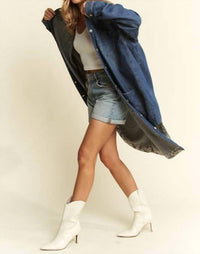 Jade By Jane - Long Trucker Jacket
