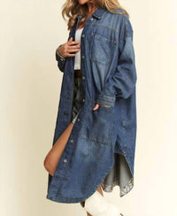 Jade By Jane - Long Trucker Jacket