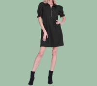 Jade - Chic Zip Up Mini Dress