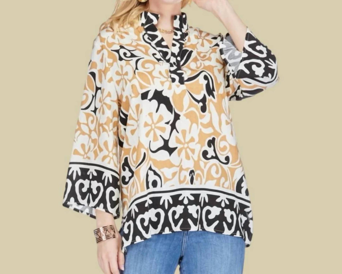 Jade - The Isla Ethnic Border Tunic