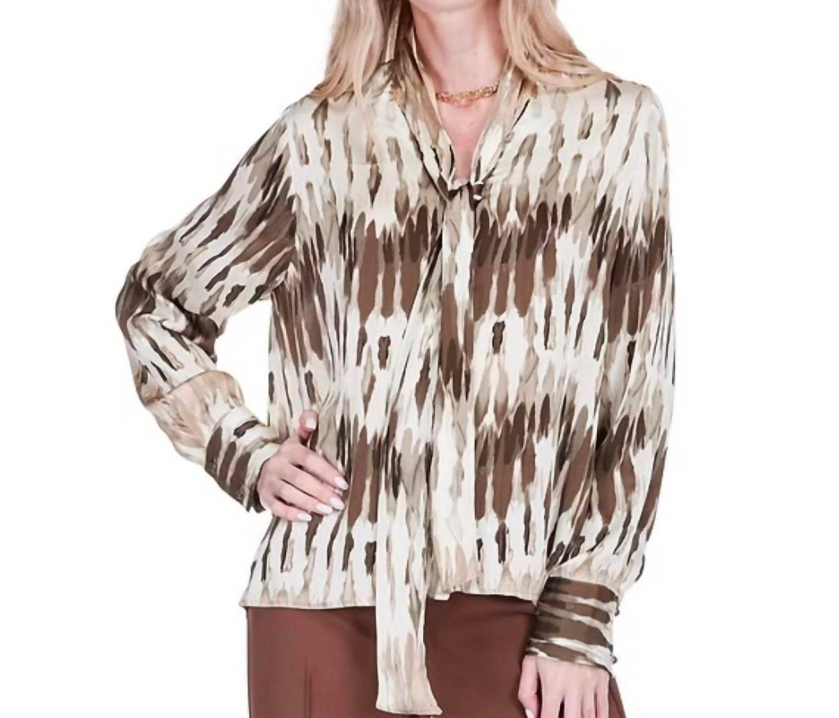 Jade - Tie Neck blouse