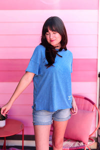 Jadelynn Brooke - Choose Joy Daily Not So Basic Mineral Wash Tee