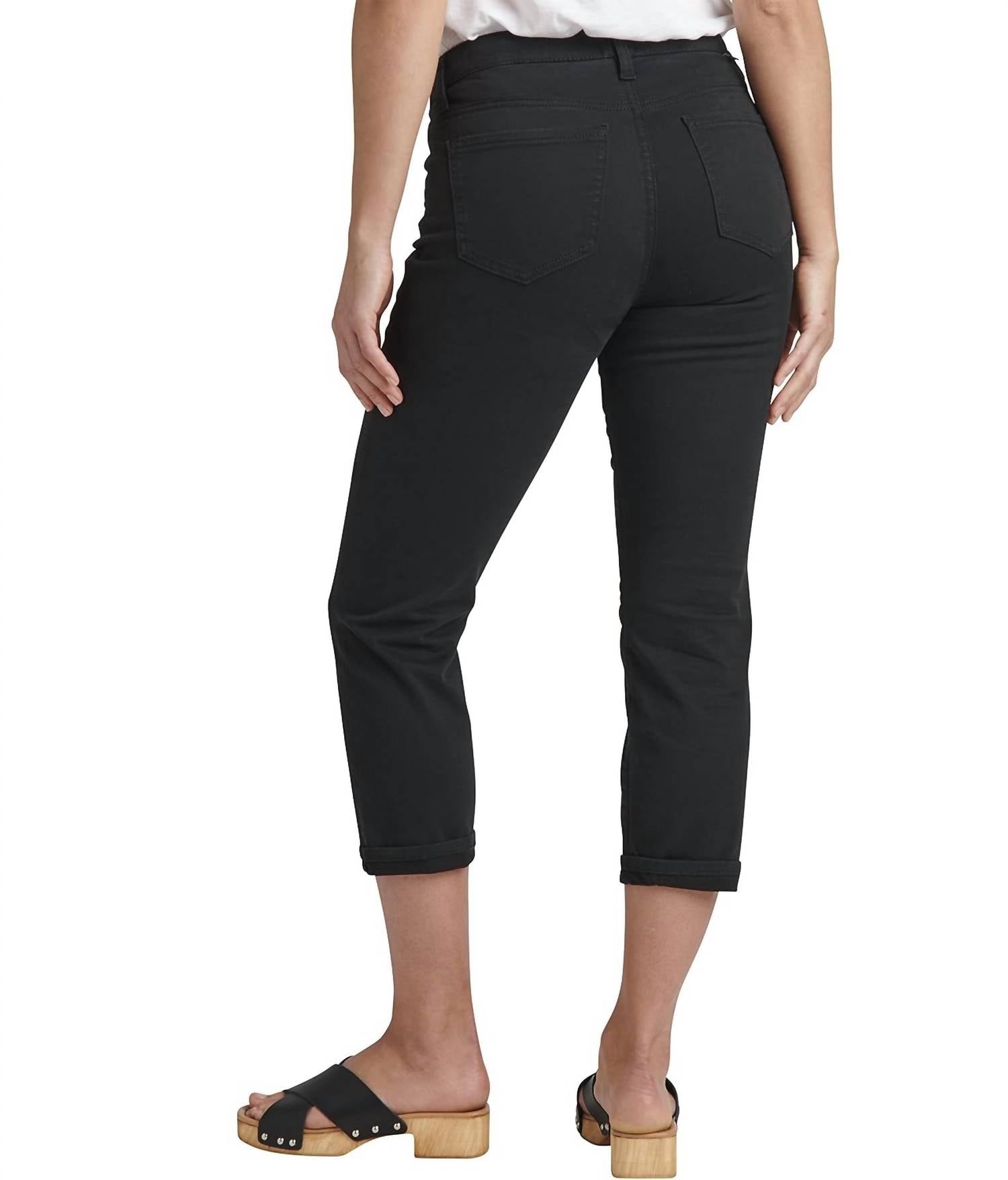Jag - Cecelia Crop Pant - black - capris - clothing