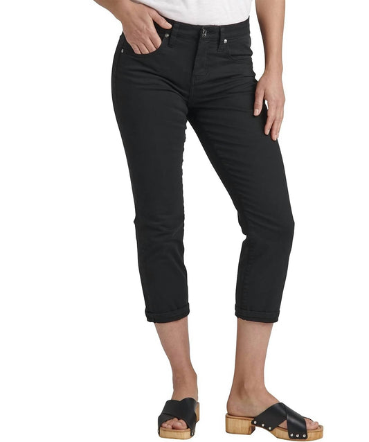Jag - Cecelia Crop Pant - black - capris - clothing