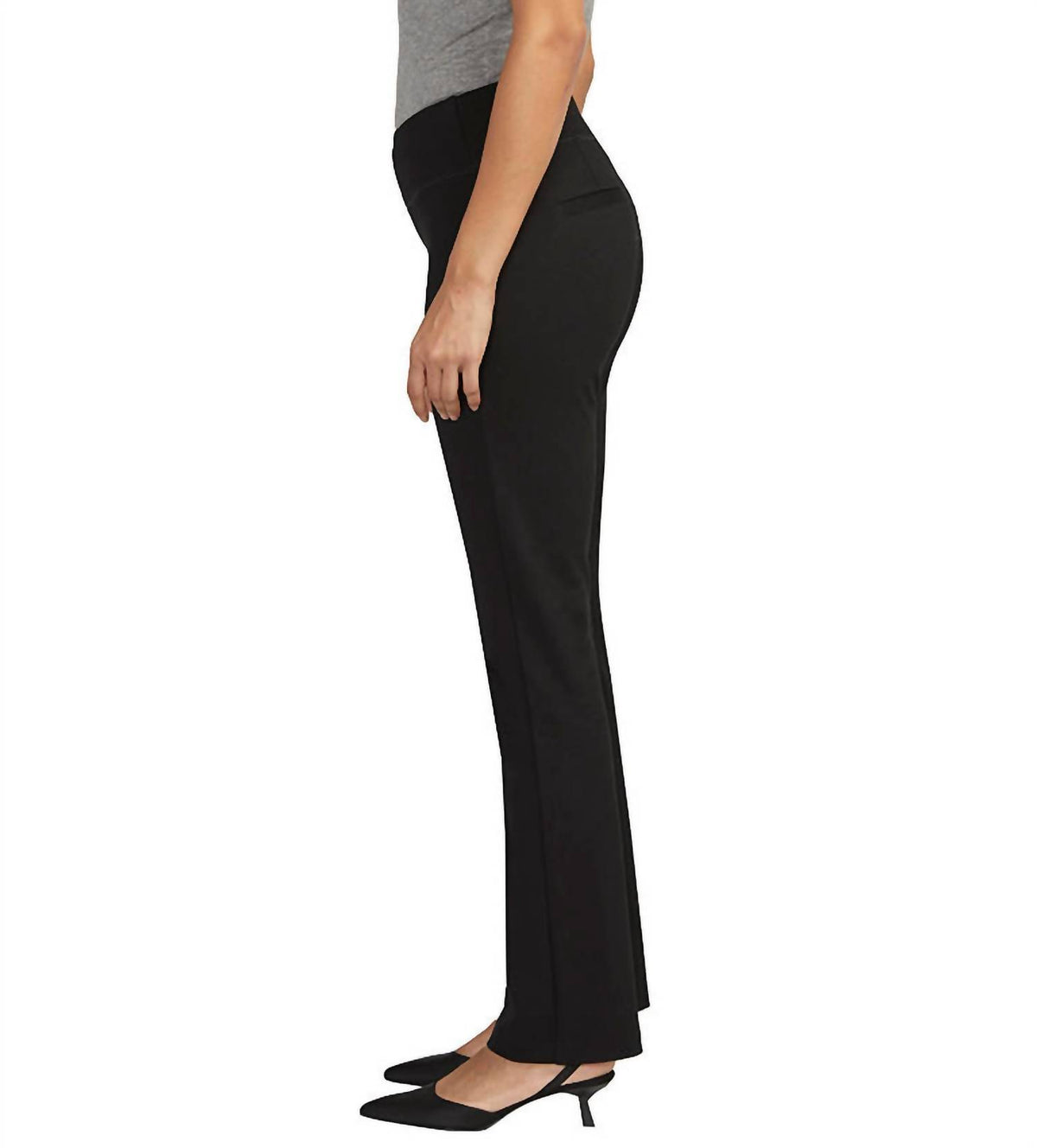 Jag - Mid Rise Pull-On Boot Cut Pants
