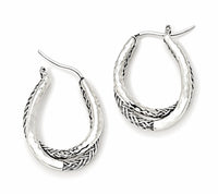 Jai - Legacy & Hammered Hoop Earrings