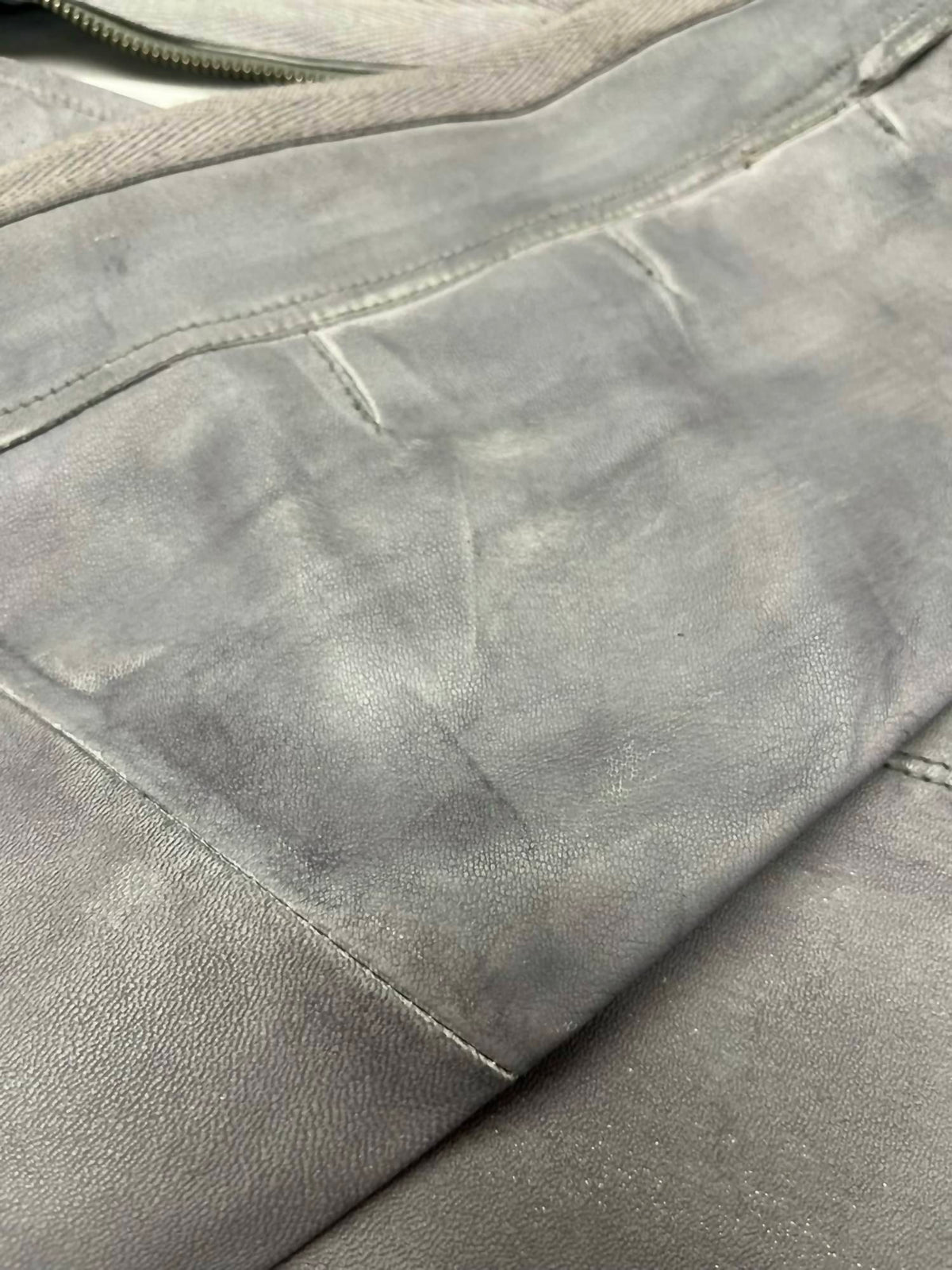 Jakett - LEATHER BOMBER JACKET