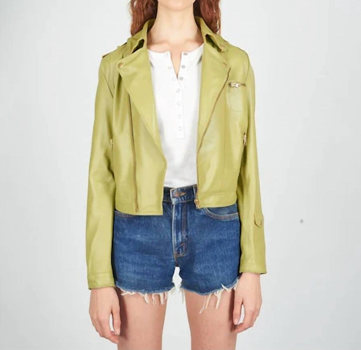 Jakett - Josey Washed Leather Jacket