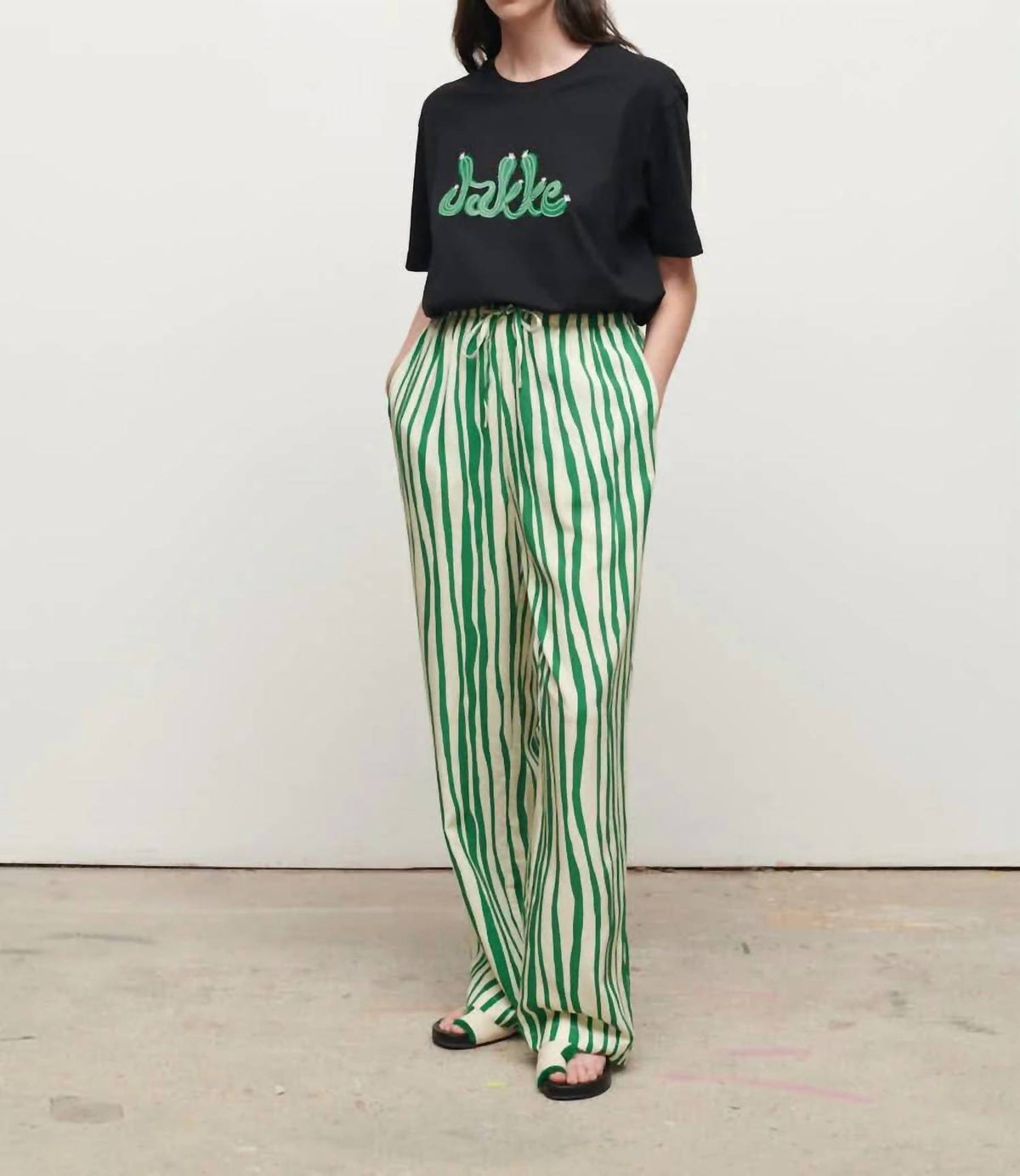 Jakke - Stripe Willow Trousers - Plus
