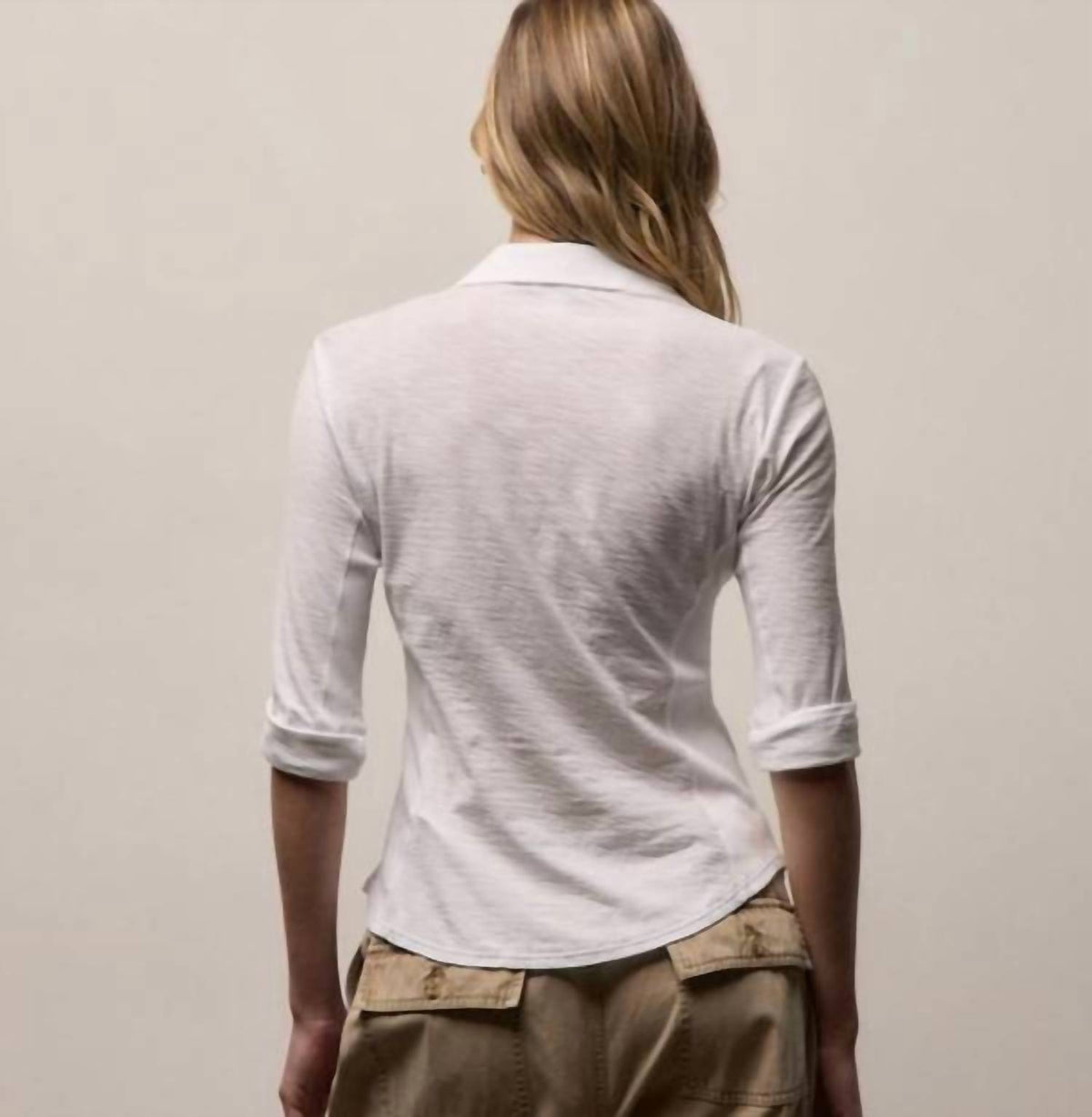 James Perse - CONTRAST PANEL SHIRT