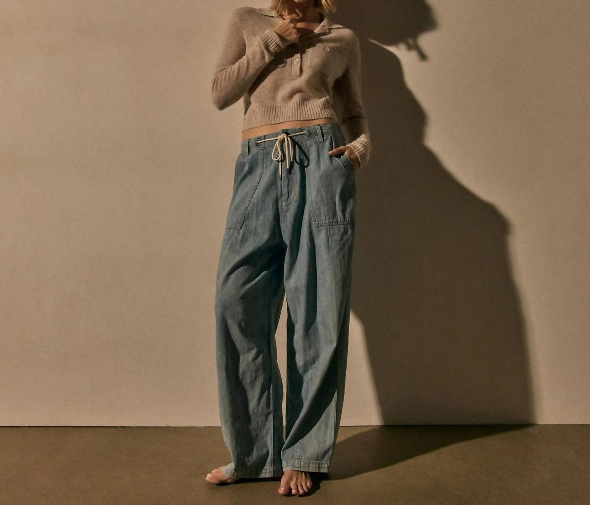 James Perse - Denim Military Pants