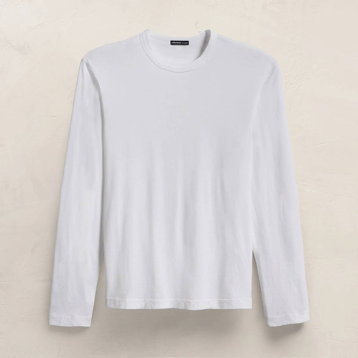 James Perse - Long Sleeve Brushed Jersey Crew Tee