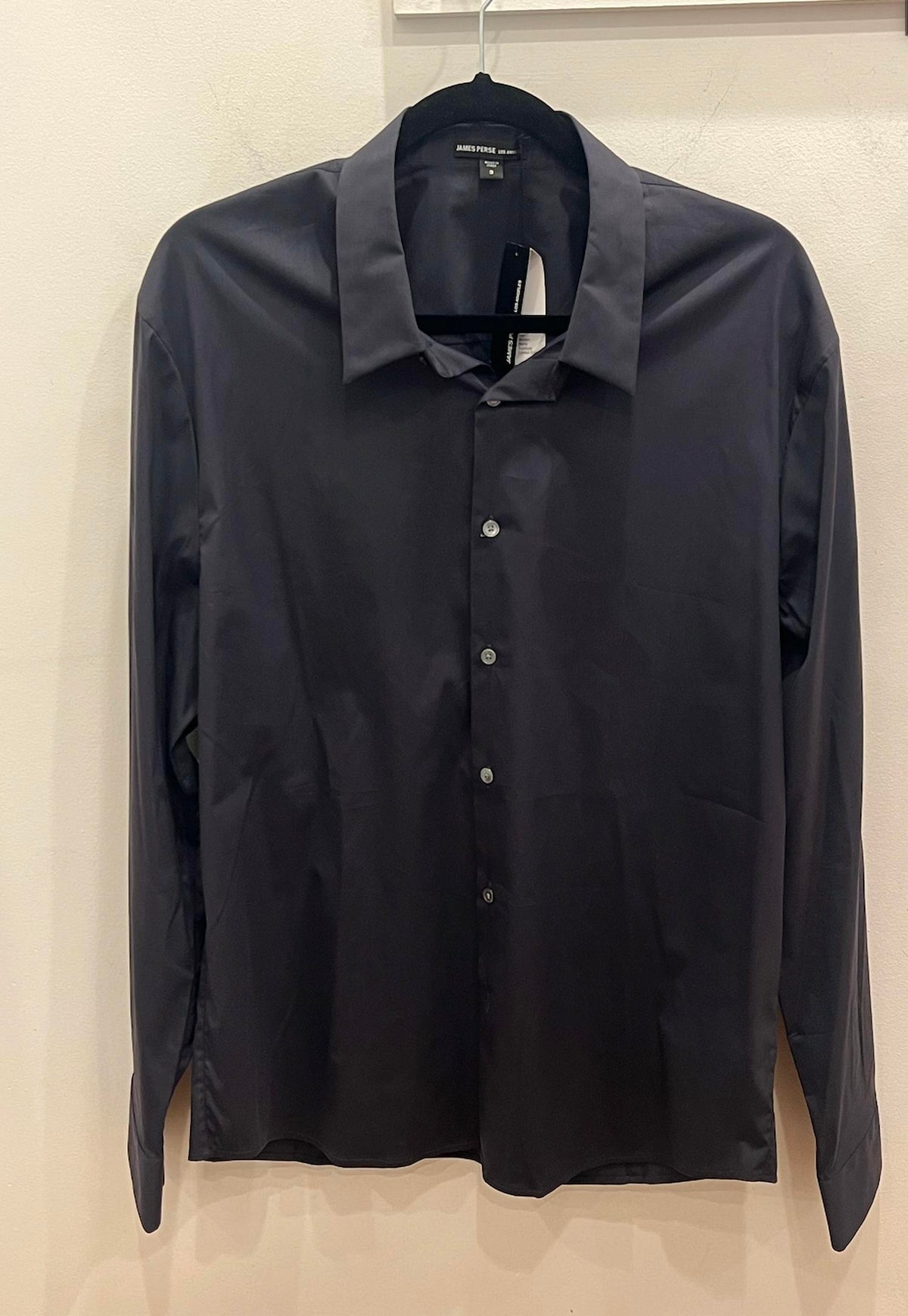 James Perse - Men's Long Sleeve Button Down Shirt