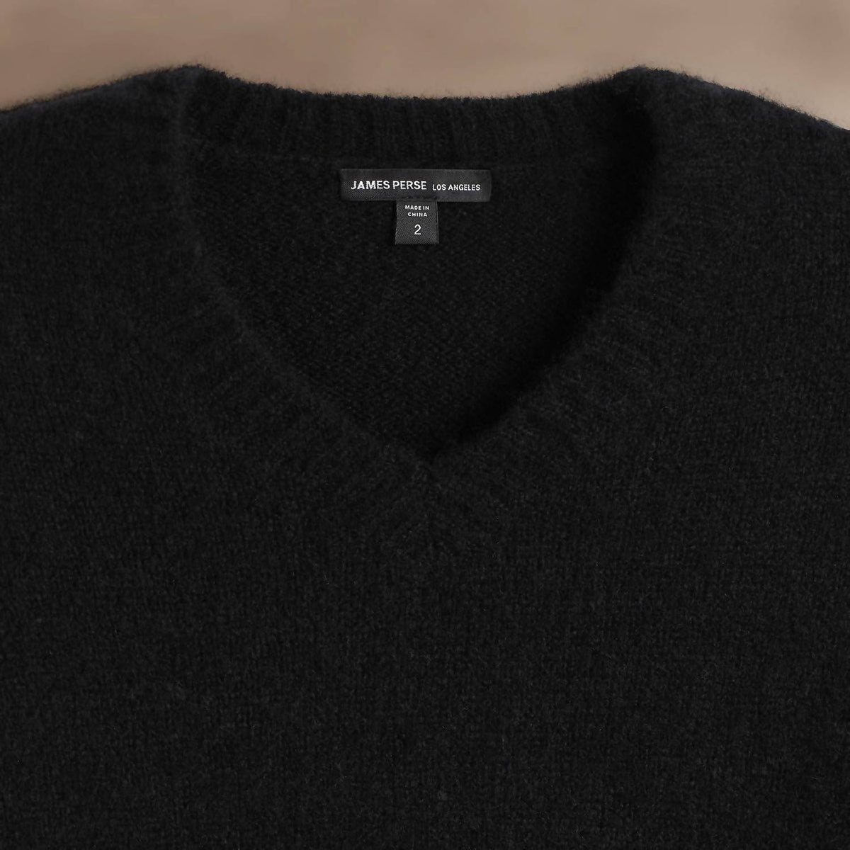 James Perse - Men's Textured Cashmere V-neck Sweater