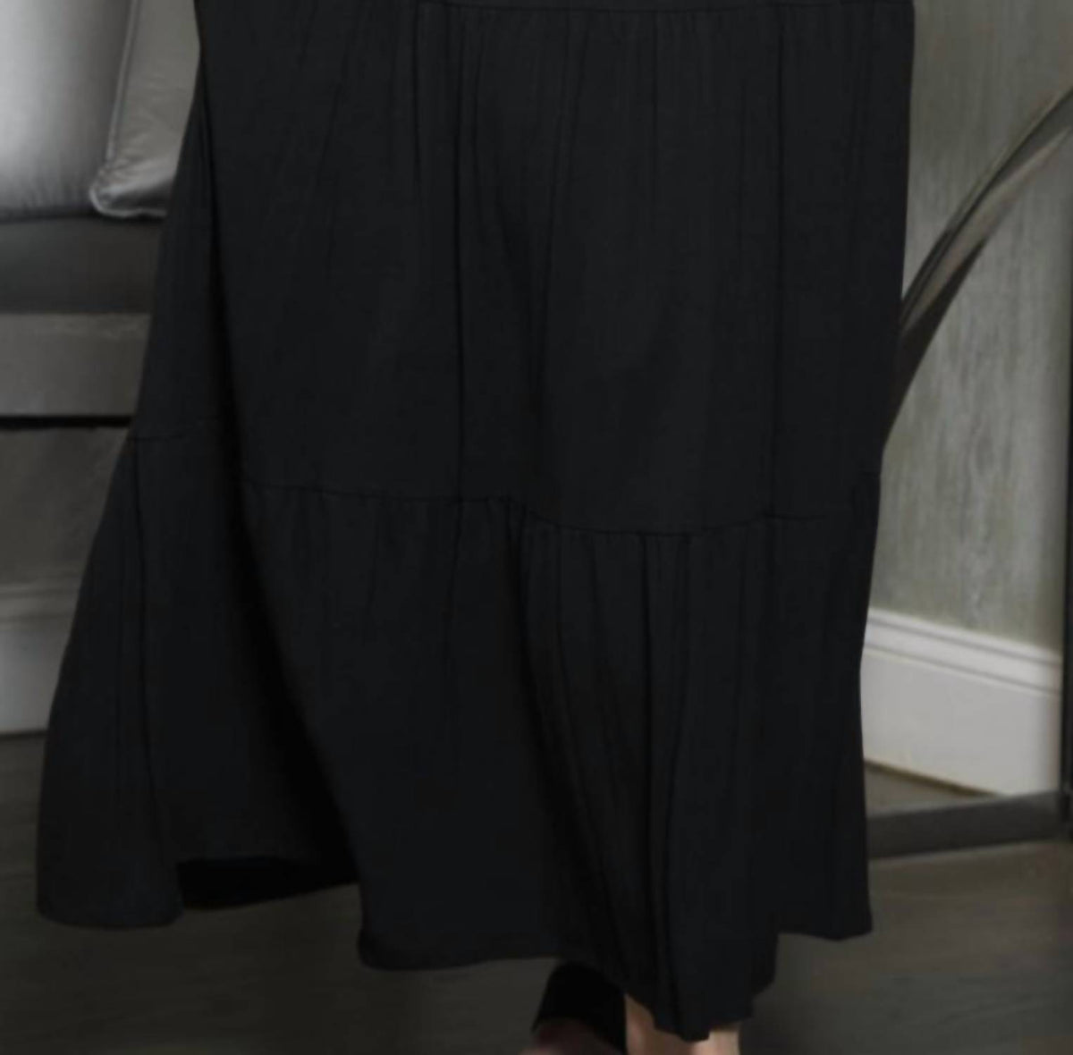 Japparel - Tiered Maxi Skirt