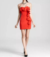 Jay Godfrey - Ruffle Strapless Dress - clothing - dresses - mini