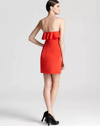 Jay Godfrey - Ruffle Strapless Dress - clothing - dresses - mini