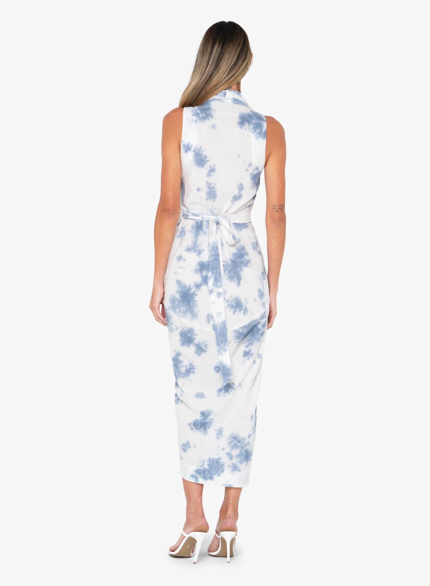 Jbq - Alivia Midi Dress - blue - clothing - directbrandpartner