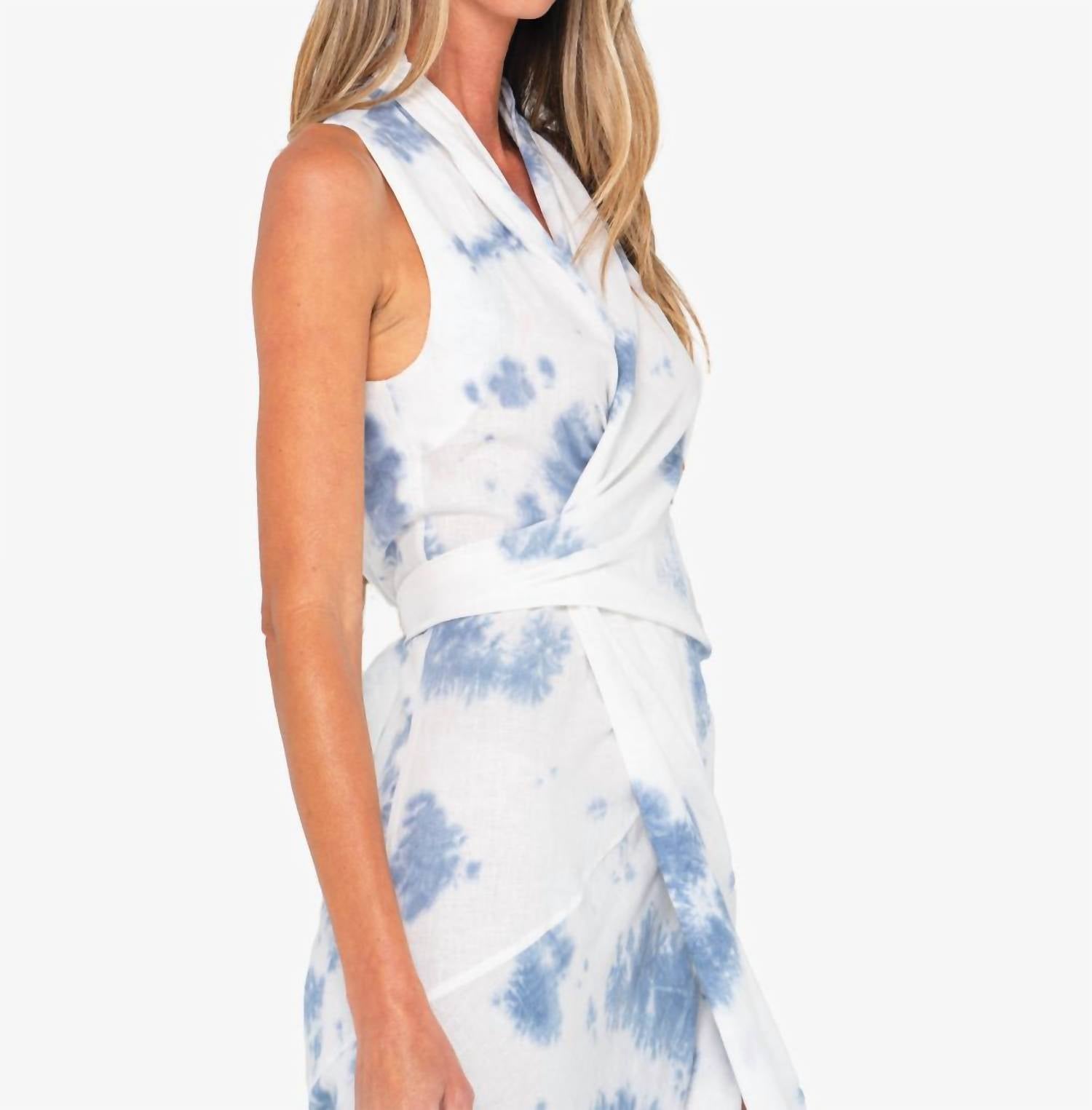 Jbq - Alivia Midi Dress - blue - clothing - directbrandpartner