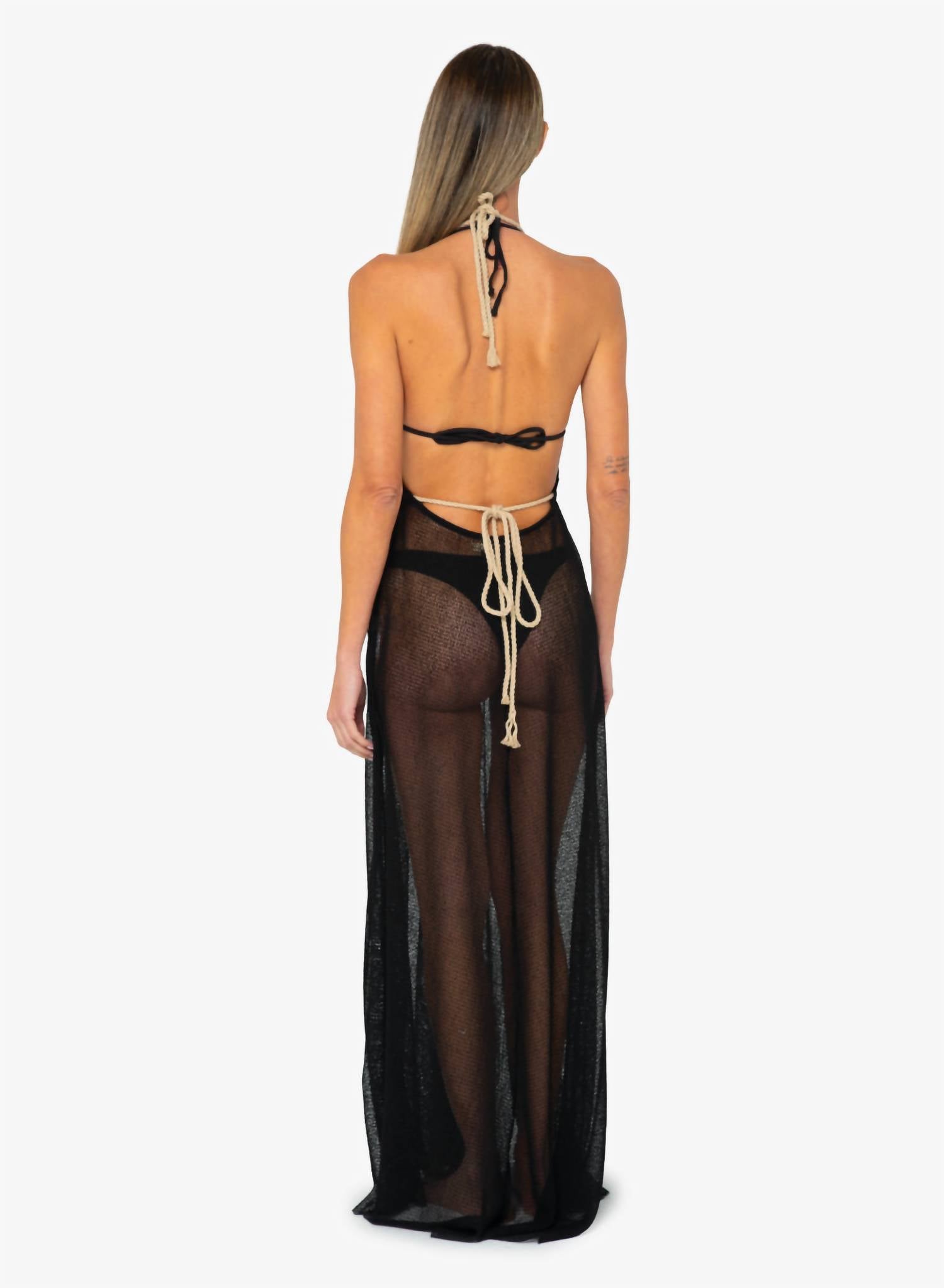Jbq - Alma Maxi Dress - black - clothing - directbrandpartner