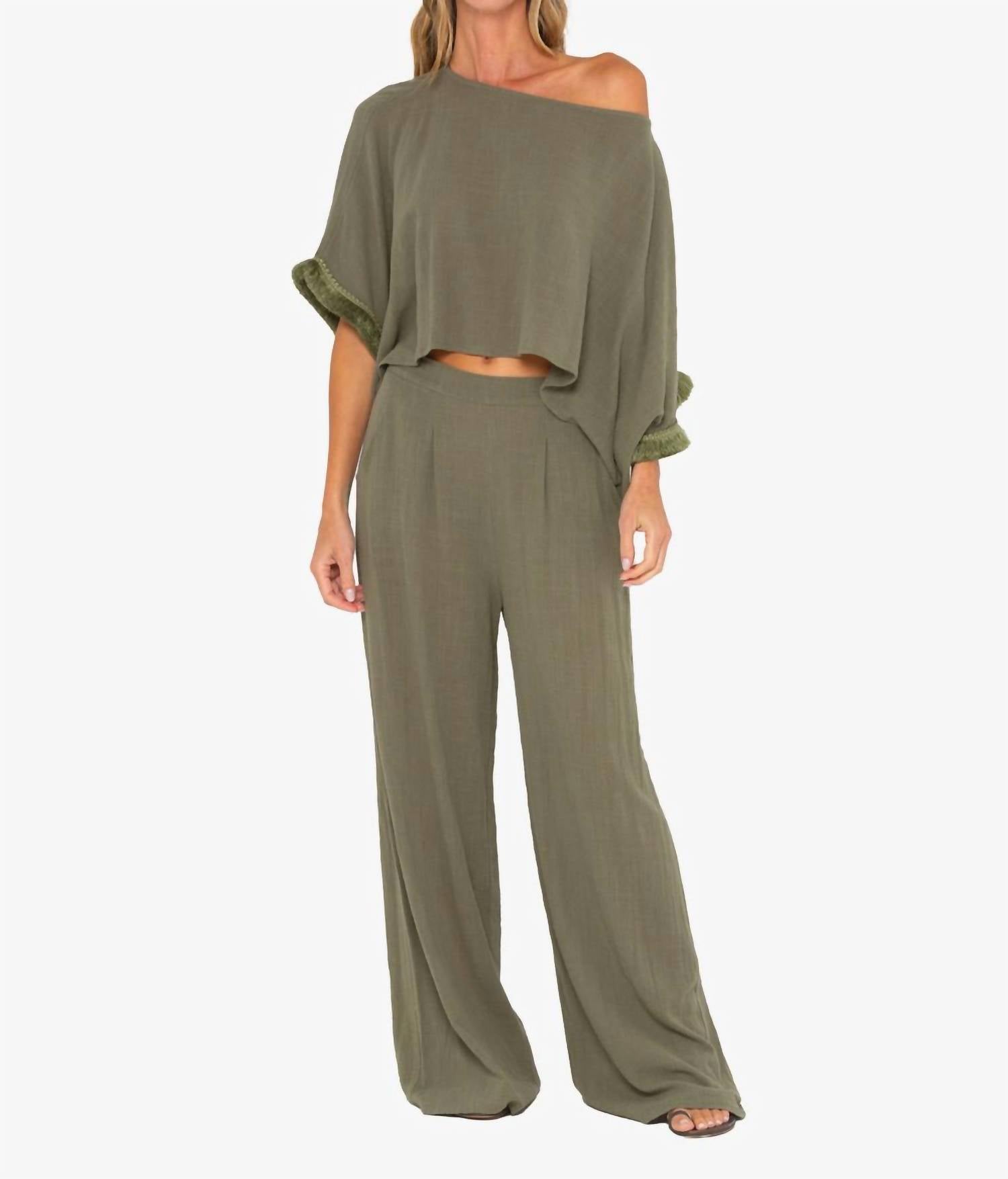 Jbq - Avia One Shoulder Top - blouses - clothing - cotton