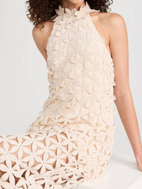 Jbq - Cali Midi Dress - beige - clothing - cotton