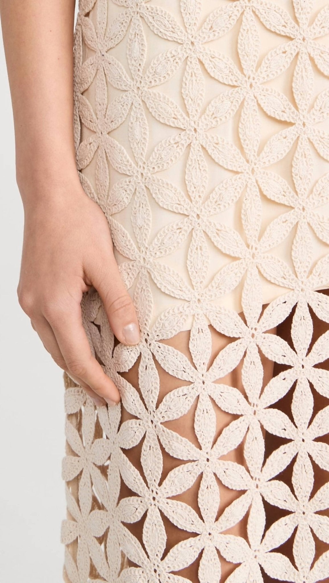 Jbq - Cali Midi Dress - beige - clothing - cotton