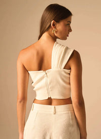 Jbq - Camelia One Shoulder Cropped Top
