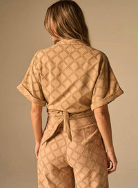 Jbq - Chiara Textured Jacquard Top