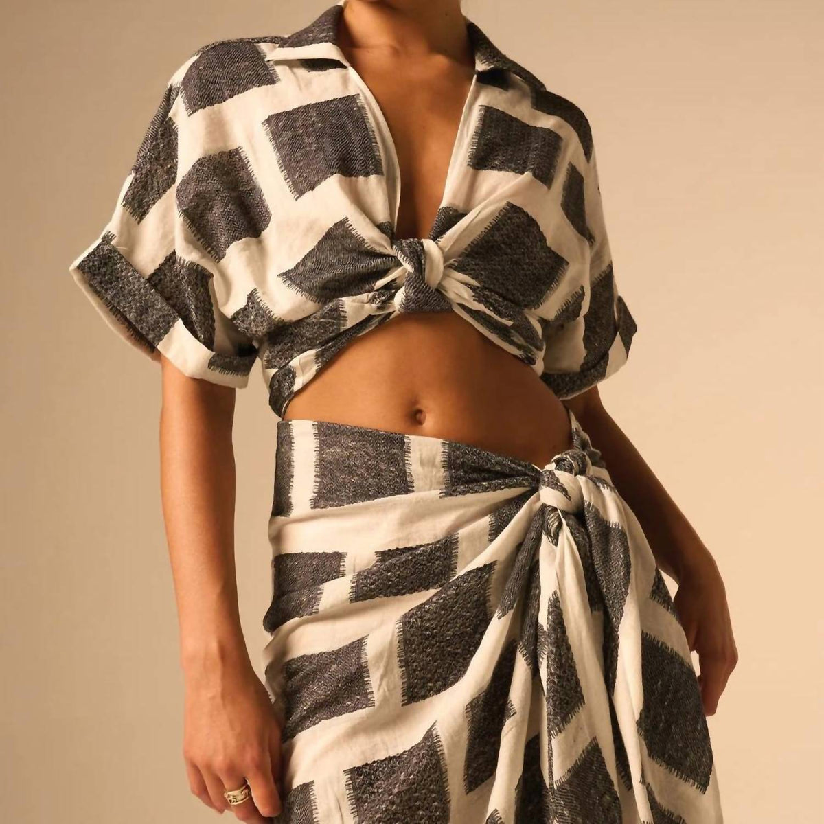 Jbq - Chiara Wrap Crop Top