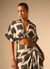 Jbq - Chiara Wrap Crop Top