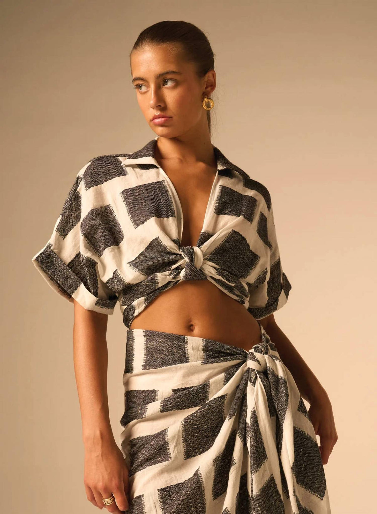 Jbq - Chiara Wrap Crop Top