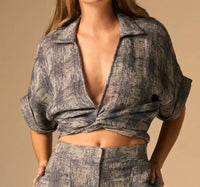 Jbq - Chiara Wrap Crop Top