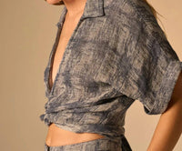Jbq - Chiara Wrap Crop Top