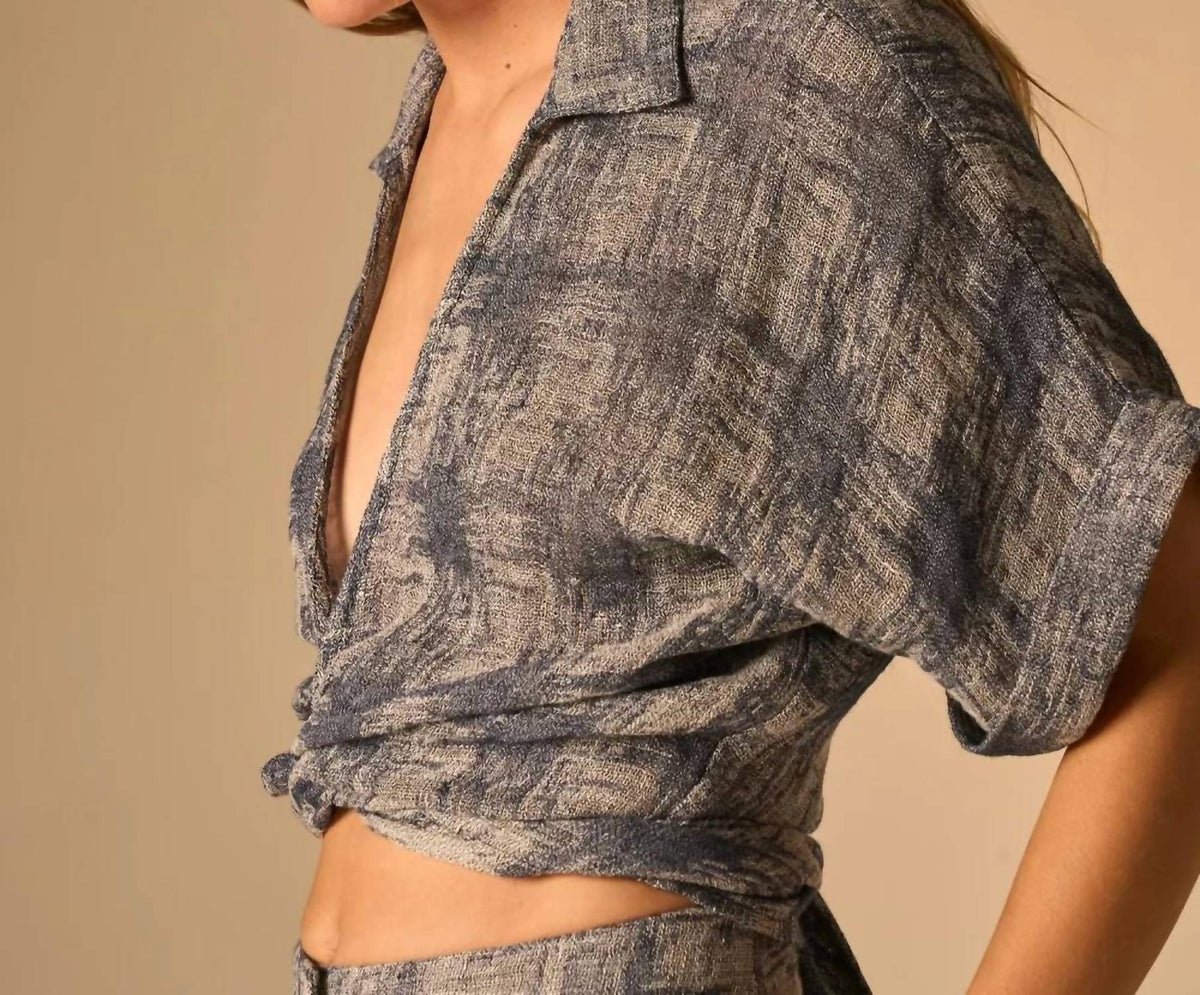 Jbq - Chiara Wrap Crop Top