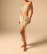 Jbq - Coco Floral Tie Side Skirt