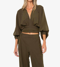 Jbq - Eleonor Three-quarter Sleeve Top