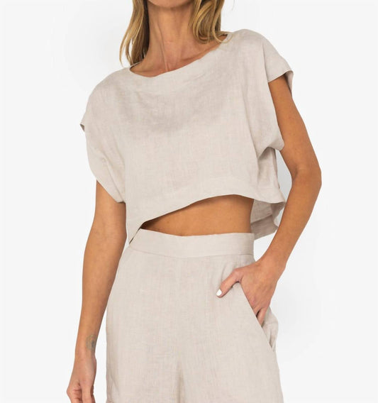 Jbq - Finley Crop Top - beige - clothing - crop - tops