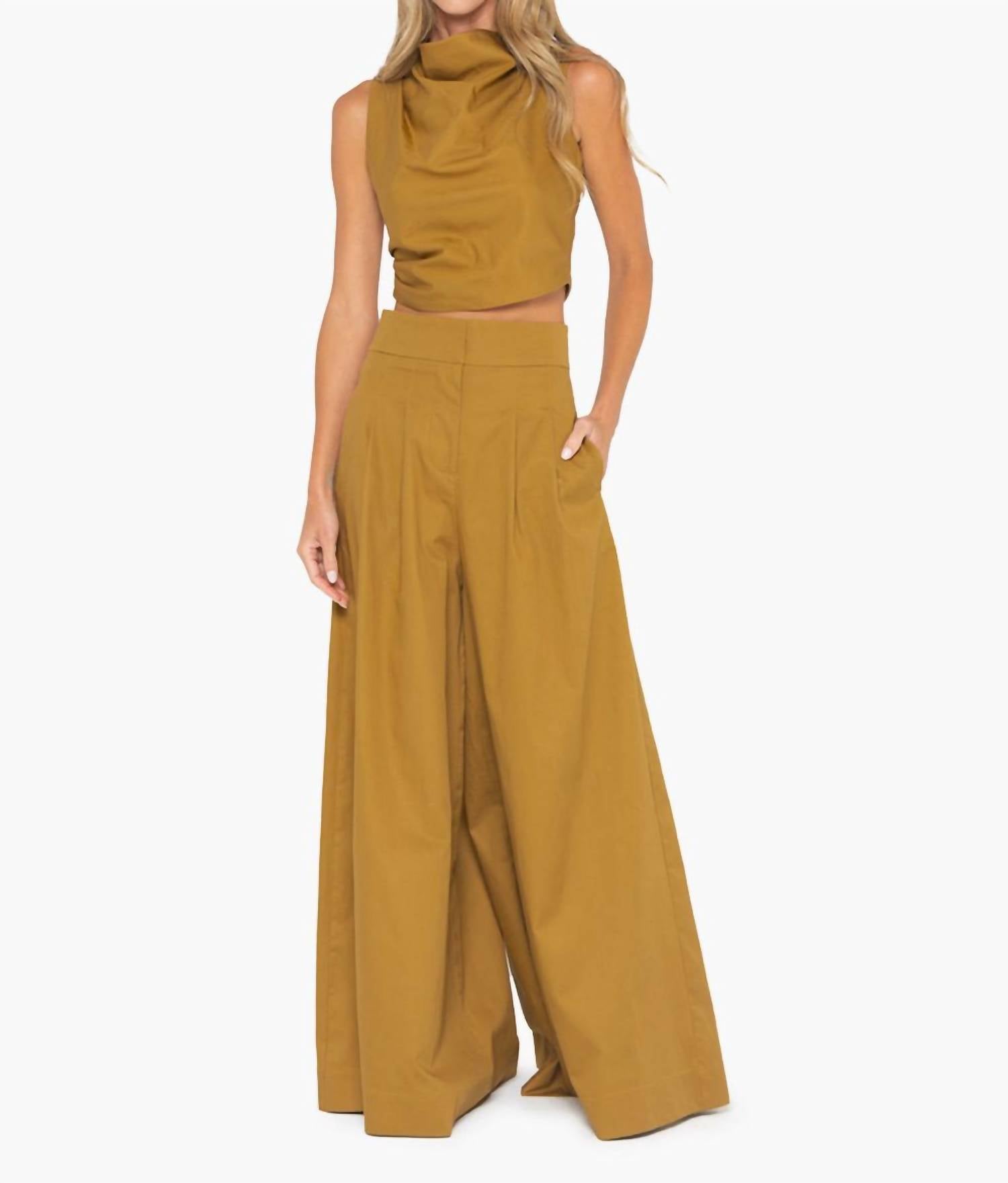 Jbq - Logan Pant - brown - clothing - cotton