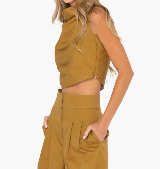 Jbq - Marine Top - brown - clothing - cotton