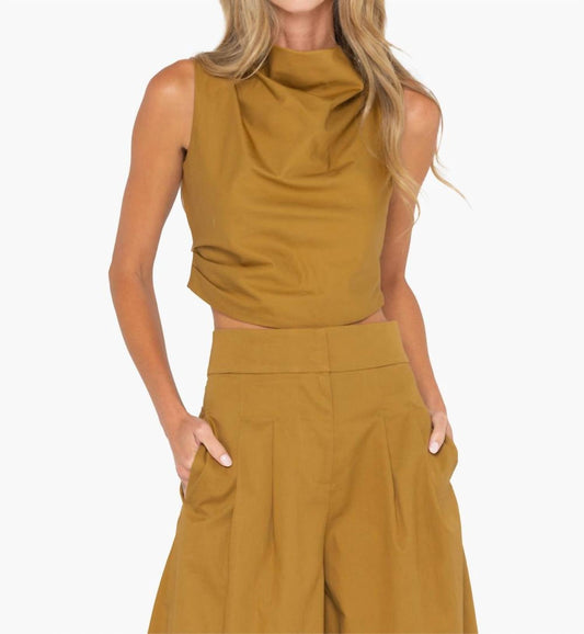 Jbq - Marine Top - brown - clothing - cotton