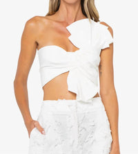 Jbq - Oyster Stretch Denim Top