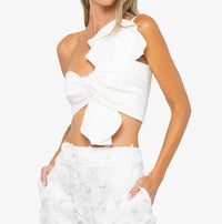 Jbq - Oyster Stretch Denim Top