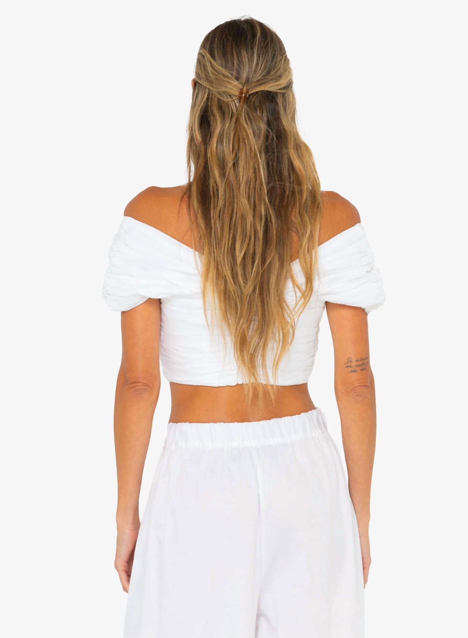 Jbq - Rose Top - clothing - cotton - blend - crop - tops