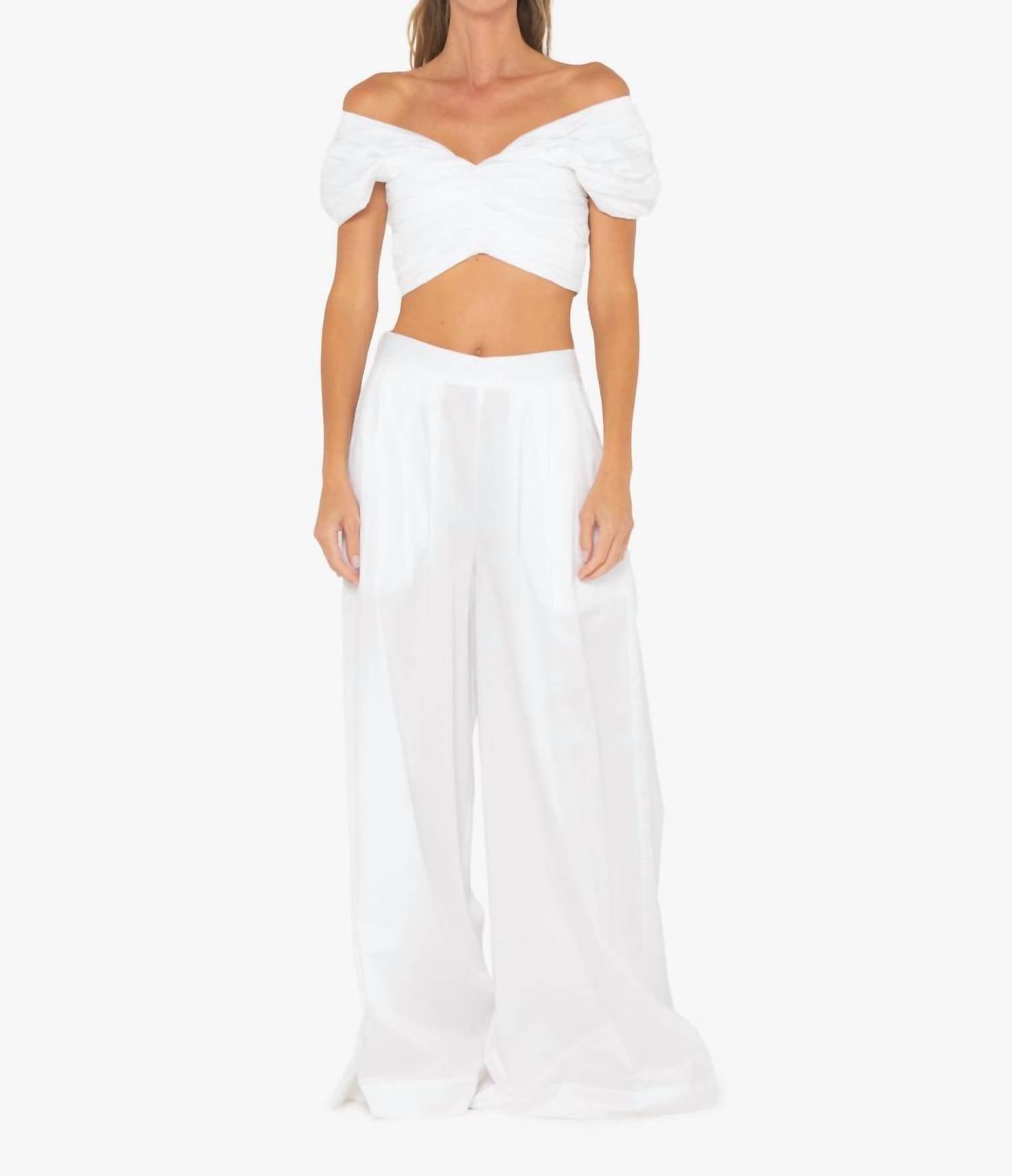 Jbq - Rose Top - clothing - cotton - blend - crop - tops