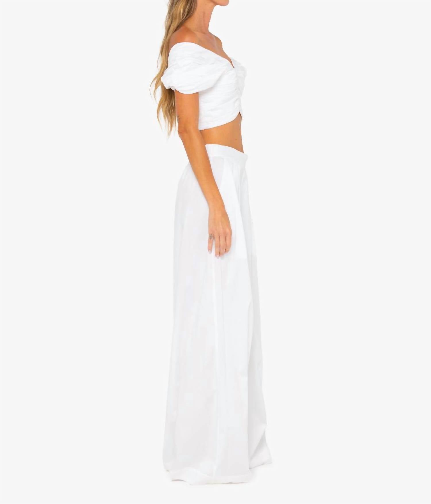 Jbq - Rose Top - clothing - cotton - blend - crop - tops