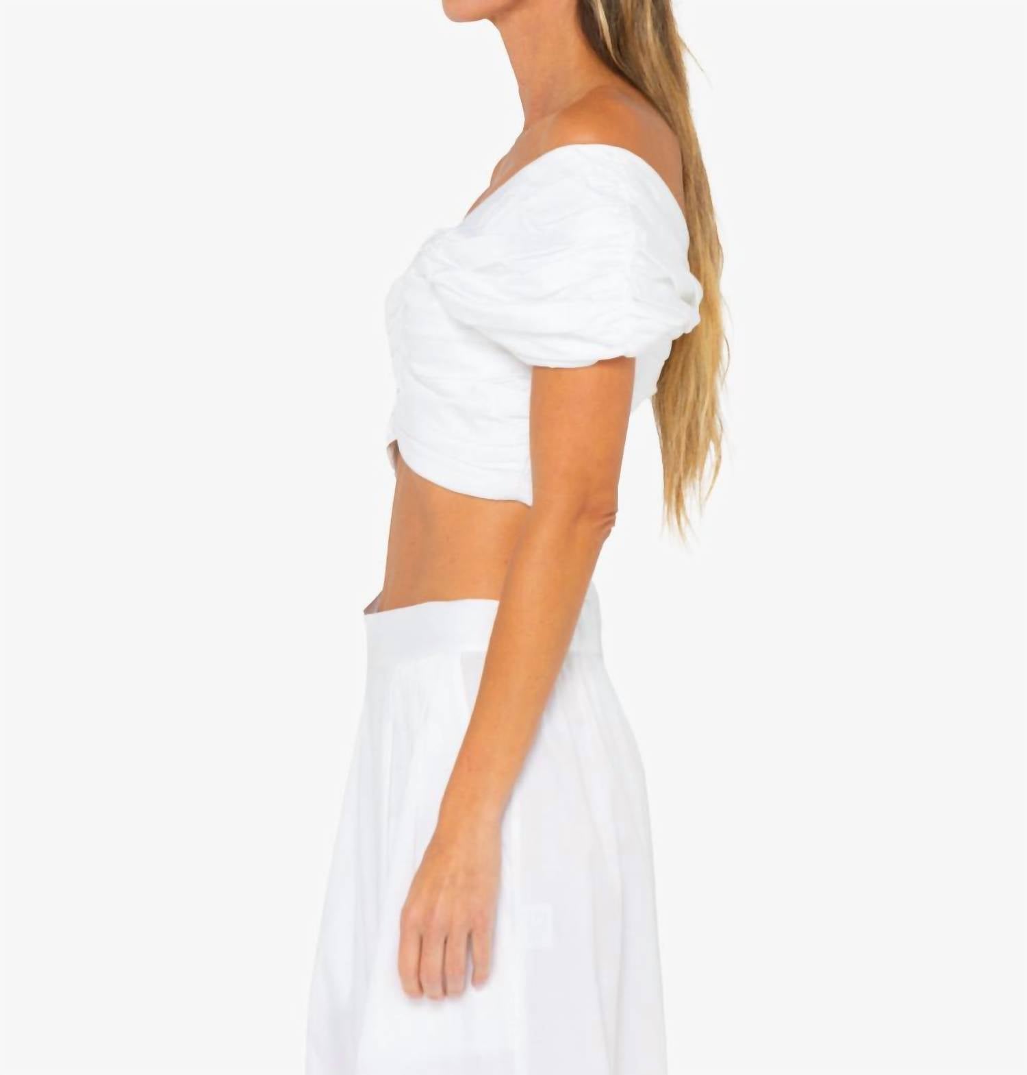 Jbq - Rose Top - clothing - cotton - blend - crop - tops