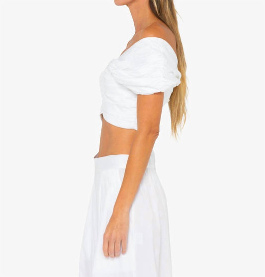 Jbq - Rose Top - clothing - cotton - blend - crop - tops