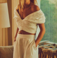 Jbq - Rose Top - clothing - cotton - blend - crop - tops