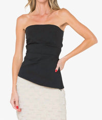 Jbq - Royce Strapless Straight Neckline Top